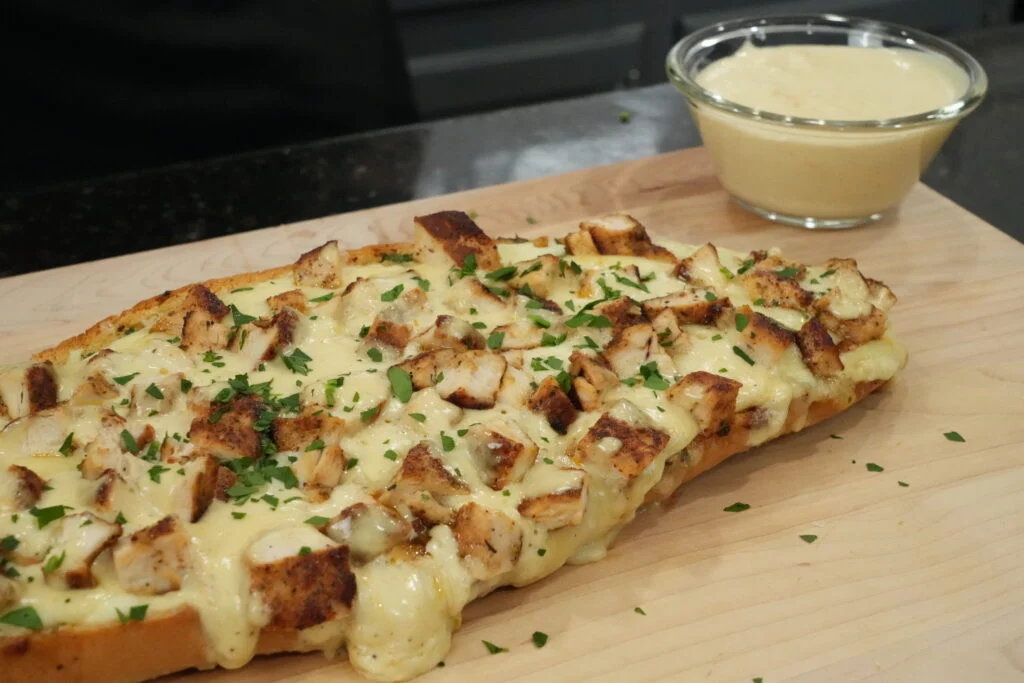 Chicken Bread-Pizza